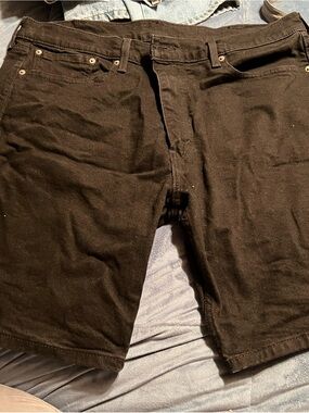 Levi's Black Denim Jean Shorts